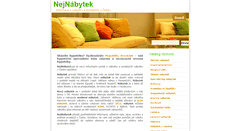 Desktop Screenshot of nejnabytek.cz